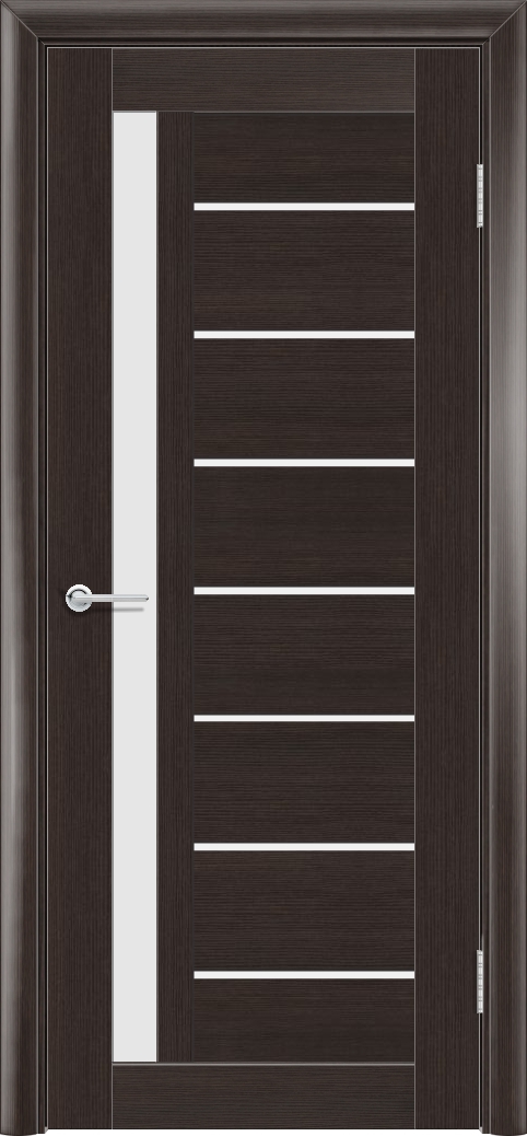 Т54, Орех темный рифленый, Белое матовое