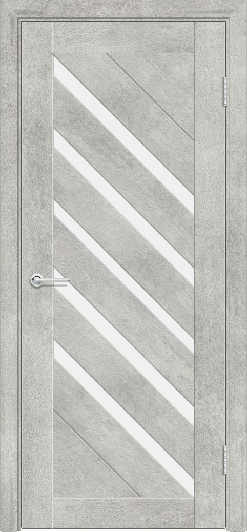 Т28, Серый бетон, Белое матовое