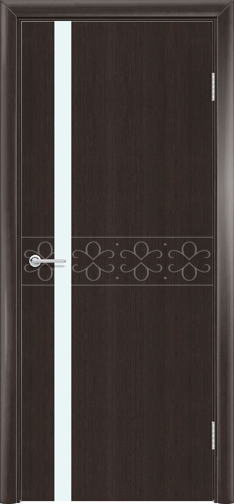 M69, Темный орех рифленый, Лакобель белый