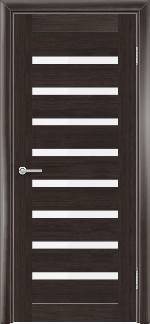 Т2, Орех темный рифленый, Белое матовое