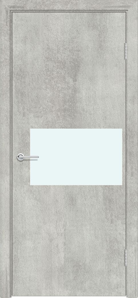 M5, Бетон серый, Лакобель белый