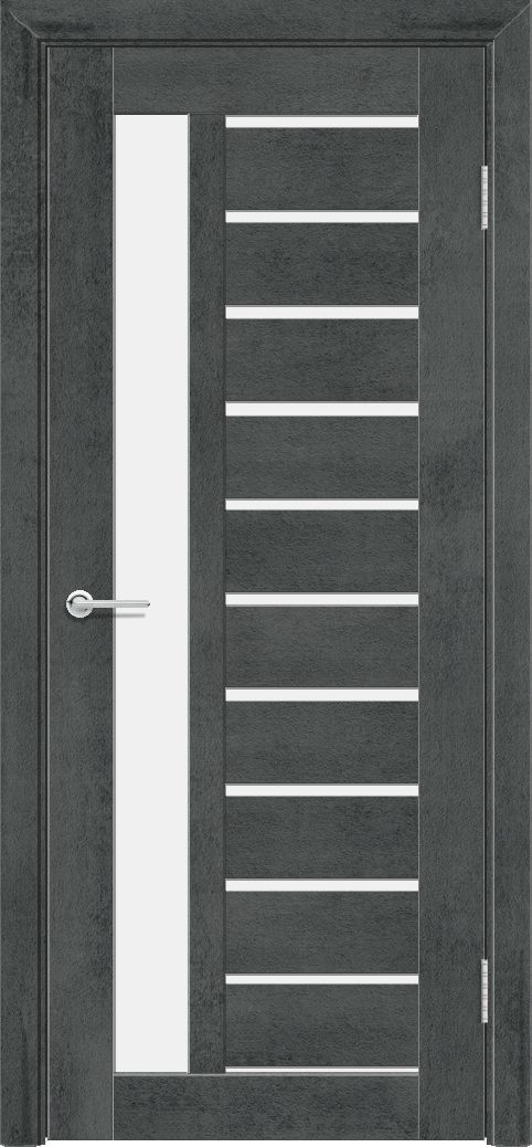 Т13, Темный бетон, Белое матовое