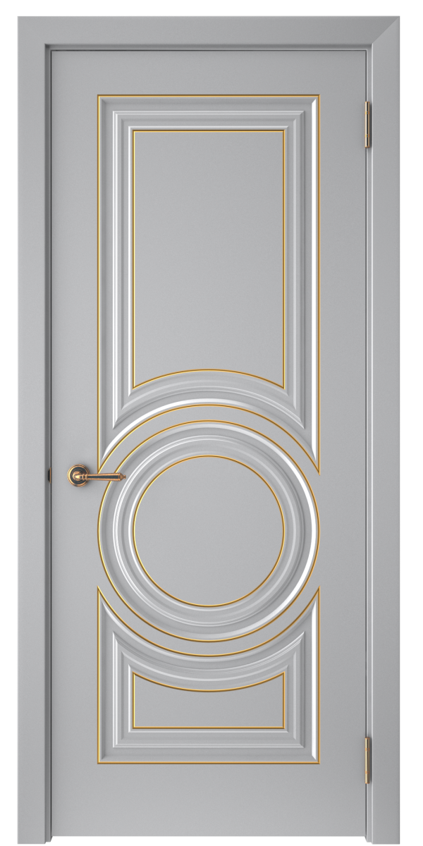 СК 5, глухое, эмаль серая, патина золото