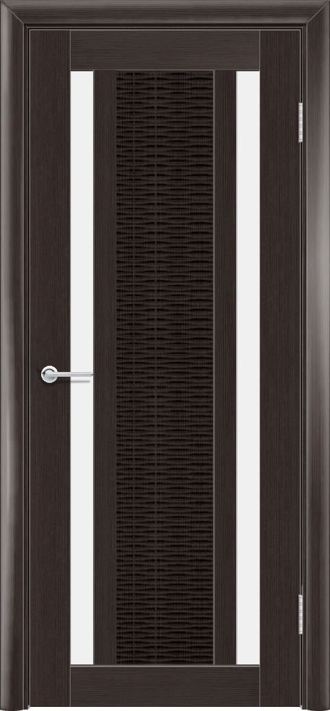 Т34, Орех темный рифленый, Белое матовое